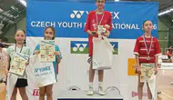 Kayserili genç badmintoncular Prag’da madalyaları topladı