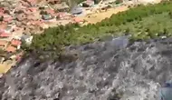Burhaniye orman yangınında alevler kontrol altına alındı