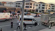 İnegöl'de servis kazası Sürücü ağır yaralı