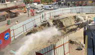 Rize’de restorasyon kazası 14 mahalleyi susuz bıraktı