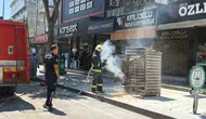 Antalya Serik’te elektrik trafosu alevlere teslim oldu