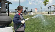 Sincan parklarında sinek ve böcek temizliği başladı