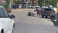 Adana trafiğinde dehşet anları tüfekle araçtan indirip dövdüler