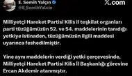 MHP Kilis teşkilatını kapattı yeni başkan atadı