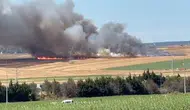 Silivri kırsalında alevler yükseliyor