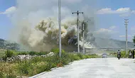 Denizli'de bir tavuk çiftliği küle döndü