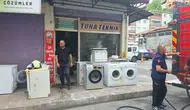 Zonguldak'ta tamir dükkanında korkutan yangın
