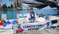 Milli yelkenci Kandemir solo Türkiye turu rekoru için yola çıktı