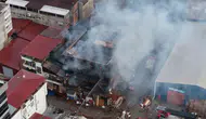 Samsun'da marangoz atölyesi küle döndü