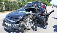 Samsun Çarşamba yolunda otomobil TIR'a arkadan çarptı