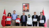 Bozüyüklü öğrencilerin büyük başarısı ödüllendirildi