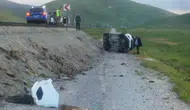Muradiye'de kamyonet kazası Sürücü yaralı kurtuldu