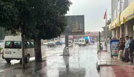 Çorum’da gökyüzü bir anda boşaldı