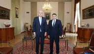 Ulubey Belediye Başkanı İsa Türkcan TBMM Başkanı Kurtulmuş ile görüştü