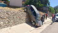 Adıyaman Gölbaşı'nda otomobil kazası iki kişiyi hastanelik etti