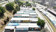Kahramanmaraşta depremzede esnafın konteyner dükkanları kaldırılıyor