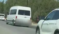 Mersin'de tehlikeli makas atan sürücüye sanal ceza
