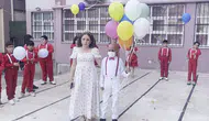 Lösemiyi yenen Kadir okuluna balonlarla döndü