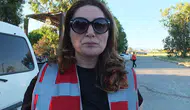 Burhaniye'de sağlıkçılar sahili çöplerden arındırdı