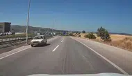 Çanakkale yolunda ters yöne giren sürücü dehşet saçtı