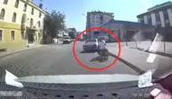 Batman'da akaryakıt istasyonu yolunda motosikletli kaza yaptı