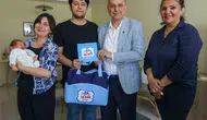 İlkadım Belediyesi'nden Cem bebeğe hoş geldin hediyesi