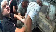 Mersin'de temizlik işçisi çöp kamyonunda can pazarı yaşadı