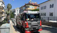 Alanya'da bir evde aniden yangın çıktı