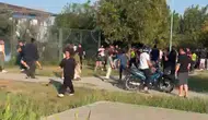 Tarsus’taki amatör maçta taraftarlar birbirine girdi