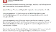 Erdoğan ve Merz telefonda bölgesel krizleri konuştu