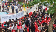 Menteşe sokaklarında yüz yıllık bağımsızlık ateşi yeniden yandı