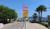 Marmaris sahilinde araçlara akıllı kamera takibi başladı
