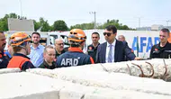 Vali Kartal Uşak AFAD ekibini denetledi