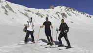 Erciyes’te temmuz kapıdayken kayak sezonu hala kapanmadı