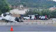Mersin'de şerit değiştiren araçlar kazaya davetiye çıkardı