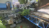 Mudanya'da dere temizliği sırasında köprü çöktü