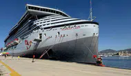 Bodrum limanına dev misafir Scarlet Lady ikinci kez geldi