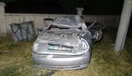 Aksaray’da gece yarısı kaza Bir baba ve iki kızı ağır yaralandı