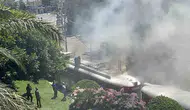 Antalya nostalji tramvayında yangın paniği