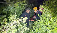 Zonguldak'ta balık tutarken kayalıklardan düşen kişi zor anlar yaşadı