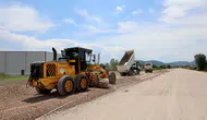 Sakarya trafiğini rahatlatacak yeni güzergahta asfalt hazırlığı başladı