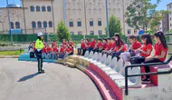 Bilecik’te çocuklara uygulamalı trafik dersi