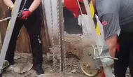Kırıkkale’de kuyuda mahsur kalan yavru kediye itfaiye eli