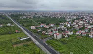 Terme trafiğini rahatlatacak yeni bulvar yolu yükseliyor