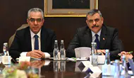 Bakan Çiftçi ve Mehmet Uçum Ankara'da güvenlik gündemiyle toplandı