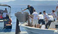 Bodrum denizlerinde 2 bin metrekarelik hayalet ağ temizliği yapıldı