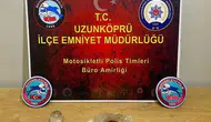 Uzunköprü polisine şüpheli araç denetiminde uyuşturucu yakalaması