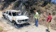 Fethiye’de kamyonet yangını ormana sıçradı