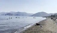 Marmaris sahillerinde sezonun en canlı günleri yaşanıyor