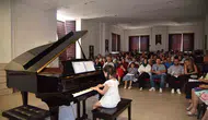 Samsunlu minik piyanistler sahnede devleşti